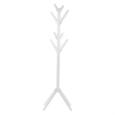 69 Entryway Coat Rack Free Standing Jacket Hat Tree Hanger Holder Tripod Base With 8 Hooks 4 Tier Storage Shelves For Bedroom Office Hallway Com Standing Jacket Hat Tree Hanger Holder, Yaotai Espresso Tree Shaped Coat Racks