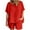 Red/womens linen set plus size, variant on Dazajoo Two Piece Sets for Women Cotton Linen Outfits Round Neck Short Sleeve Tops Loose Shorts Sets Lounge Sweatsuits Limited Time Deal,Light Blue,XXL