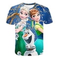 thumbnail image 1 of Camiseta para niños de Anna Elsa, camisetas para niños y niñas, camisetas para niños y bebés, camisetas de dibujos animados para niños pequeños, ropa corta de 4 a 14 años y 5 años Gao Jinjia LED, 1 of 2