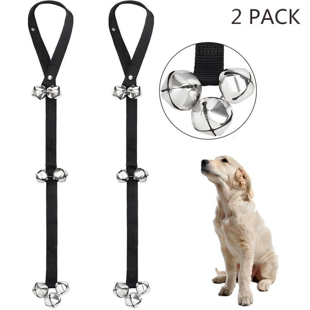 2Pcs 7 Extra Loud Bells Dog Doorbells for Potty Training, Adjustable for Dog Training, Housebreaking