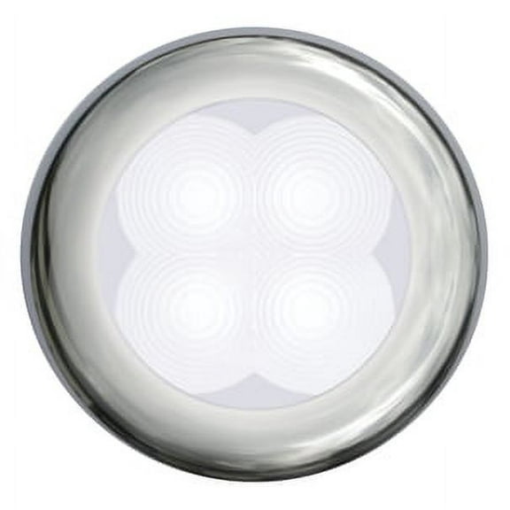 Hella 4 Led Round White/Stainless Steel Bez 12V 980500021