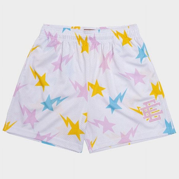 Eric Emanuel Shorts Ee Shorts Sports Breathable Mesh Pants Ee Loose Fitnesse-siniker