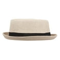 thumbnail image 5 of Mens Pork Pie Fedora Hat - Natural, 5 of 5