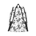 thumbnail image 3 of Balery Retro Rooster Vintage Canvas Backpack for Men and Women - Large Capacity, Durable Travel Laptop Bag for School, Work, Hiking, and Outdoor Activities, 3 of 7
