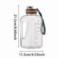 thumbnail image 3 of 1.2L Motivational Water Bottle With Handle, Leakproof Large Capacity Jug, For Gym, Hiking, Camping, Encourages Daily Hydration, Purple, 3 of 7