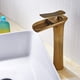 thumbnail image 3 of Grifos de baño Grifo mezclador para lavabo en cascada - Grifo mezclador para lavabo cromado Grifos mezcladores en cascada para baño (alto) (Negro), 3 of 5
