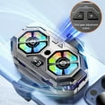 thumbnail image 4 of 3 Gear Adjustable Cooling Systems Back Clip Mute Heatsink Double Cooling Fan with Digital Display Stand, 4 of 9