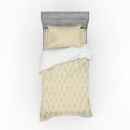 thumbnail image 1 of Ambesonne Geometric Bedding Set 3 Pcs, Honeycomb Sequence, Twin, Pale Brown and White, 1 of 3
