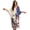 American Flag Butterfly Daisy, variant on Women's Long Kaftan Maxi Caftan Dress Beachwear Bathing Suit Cover Up V-neck Batwing Sleeve Side Slits Kaftan Maxi Dresses for Beach Travel Casual, Leopard Print Orange Brown