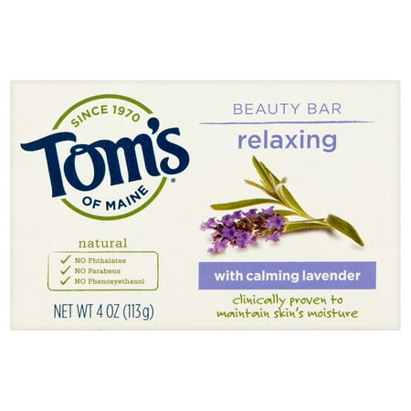 UPC 077326830376 product image for Toms of Maine 406009 Natural Beauty Bar Relaxing With Calming Lavender 4 Oz Case | upcitemdb.com