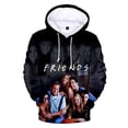 thumbnail image 2 of Sudadera con capucha con estampado 3D de Friends para hombre y mujer, estilo informal, de gran tamaño, ropa de calle popular, 2 of 4