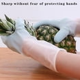 thumbnail image 5 of 1Pair Waterproof Rubber Cleaning Gloves, Premium Reusable Kitchen Dishwashing Gloves with Long Cuff, Non-Slip Scratch Resistant Household Gloves for Cleaning, Cooking, Bathroom & Sanitary,White,S, 5 of 5
