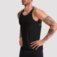 thumbnail image 2 of JIUKE Mens Gym Tank Tops Racerback Workout Muscle Tee Scoop Neck Athletic Workout Fitted Vest Cut off T-Shirts, 2 of 5