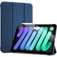 thumbnail image 1 of Étui pour iPad Mini 6, Étui 6e Génération, Support Folio, Couverture Mini - Bleu, 1 of 5