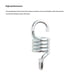 thumbnail image 2 of Naiovety Columpio de servicio pesado Ganchos de suspensión colgantes Hamaca Silla Primavera Porche Patio Ganchos de suspensión de acero Colgantes Almacenamiento y organización del hogar Naiovety HA023613-00, 2 of 6
