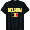 thumbnail image 2 of Belgium Belgian Flag Souvenir Belgie T-Shirt, 2 of 3