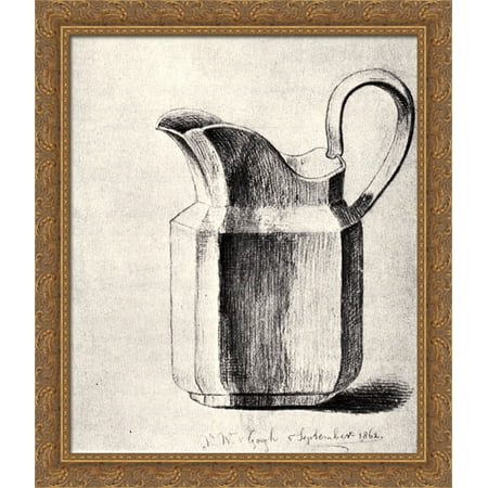 - Milk Jug 28x34 Large Gold Ornate Wood Framed Canvas Art by Vincent van Gogh