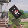 thumbnail image 5 of 3x5ft Pirate Flag,Skull and Crossbones Jolly Roger Flag With Red Handkerchief - Bright Colors And Fading - Canvas Head And Double Seams, 5 of 9