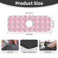thumbnail image 2 of Fuzoiu Bat And Pumpkin Print Kitchen Faucet Suction Pad, Sink Splash Guard Faucet Mat, Faucet Handle Drip Catcher Tray Drying Mat For Bathroom Kitchen Bathroom Countertop, 2 of 7