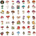 thumbnail image 2 of 100 pegatinas de hongos para botellas de agua, lindas pegatinas de vinilo impermeables para monopatín, ordenador estético, hidromatraz, pegatinas para teléfono para niños, 2 of 3