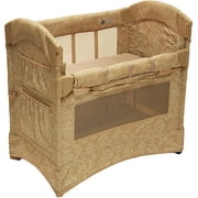 Arm's Reach Brand Mini Arc Bassinet, Toffee Hibiscus