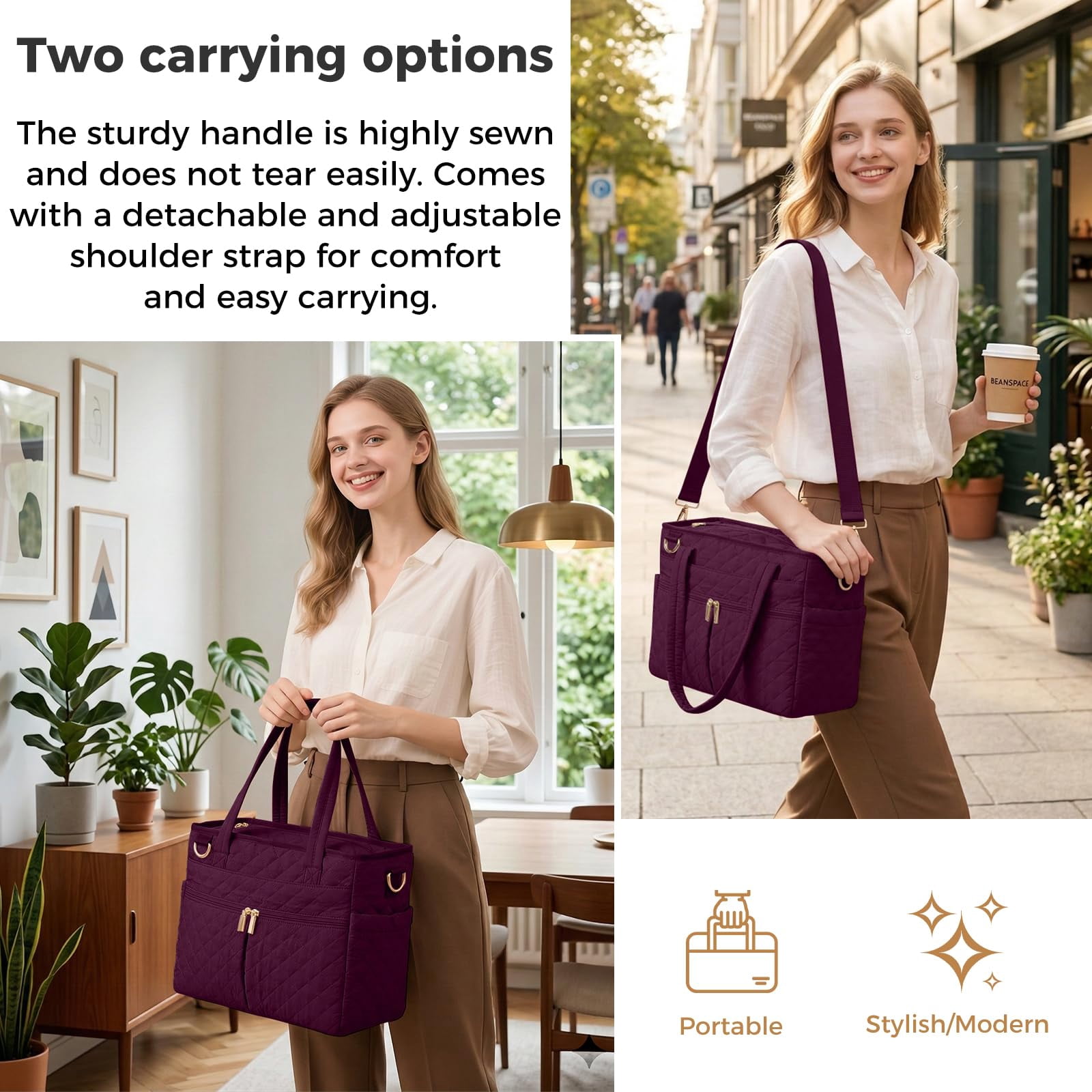 Extra-large Lunch Bag  Box Insulated For Women Tote Soft Cooler Work Outdoor Picnic Trips
