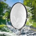 thumbnail image 4 of Ygmylandbb Miroir Pare-Soleil Rond 984 Pouces Universel Convexe pour Rétroviseur Compatible Fourgonnette et Camion, 4 of 5