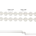 thumbnail image 3 of Unique Bargains 4.5mmx9m 2 Connectors Roller Shade Ball Chain Transparent, 3 of 6