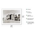 thumbnail image 2 of Mexican Migrant Fieldworker - Imperial Valley California - Vintage B&W Photograph by Dorothea Lange c.1937 - Fine Art Rolled Canvas Print 20in x 26in, 2 of 4