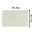thumbnail image 6 of Unique Bargains 1 Pc Kitchen Rugs Cushioned Anti Slip Kitchen Mats Waterproof Non Slip Rug Beige 18" x 28", 6 of 6