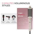thumbnail image 5 of TYMO STYLUX Thermal Brush, 3-in-1 Heated Round Brush for Blowouts, Straightening & Curling, 1.7-inch Ceramic Barrel, Dual Voltage, Gold, 5 of 9