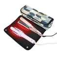 thumbnail image 2 of Hair Tools Travel Bag with Removable Heat Resistant Mat for Straighteners, Curling Iron and Haircare Accessories Minimalist Geometric Shapes, 2 of 8