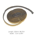 thumbnail image 2 of FRCOLOR Adhesive Fiberglass Rope Seal Fiberglass Rope Seal Gasket Replacement Flat Wood Stove Rope Gasket for Fireplaces Wood Stoves Doors, 2 of 8