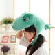 thumbnail image 3 of Divertido gorro de dinosaurio para cosplay, adorable gorro de fiesta, gorro cálido de animal. Verde, 3 of 7