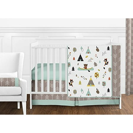 Sweet Jojo Designs 11 Piece Outdoor Adventure Nature Fox Bear