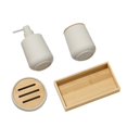 thumbnail image 3 of Juego de Accesorios de Baño Soledad 4 Piezas Dispensador de Loción Jabón Beige, 3 of 10