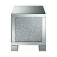 thumbnail image 2 of Gillian Square End Table Silver and Clear Mirror, 2 of 3