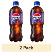 (2 pack) Pepsi Cola Wild Cherry Soda Pop, 20 oz Bottle