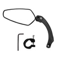 thumbnail image 1 of Eigraketly Bicicleta izquierda derecha espejo ajustable a prueba de explosiones Universal gran angular Reflector conjunto giratorio resistente no roto vista Ciclismo Izquierda Eigraketly OD026723-02, 1 of 6