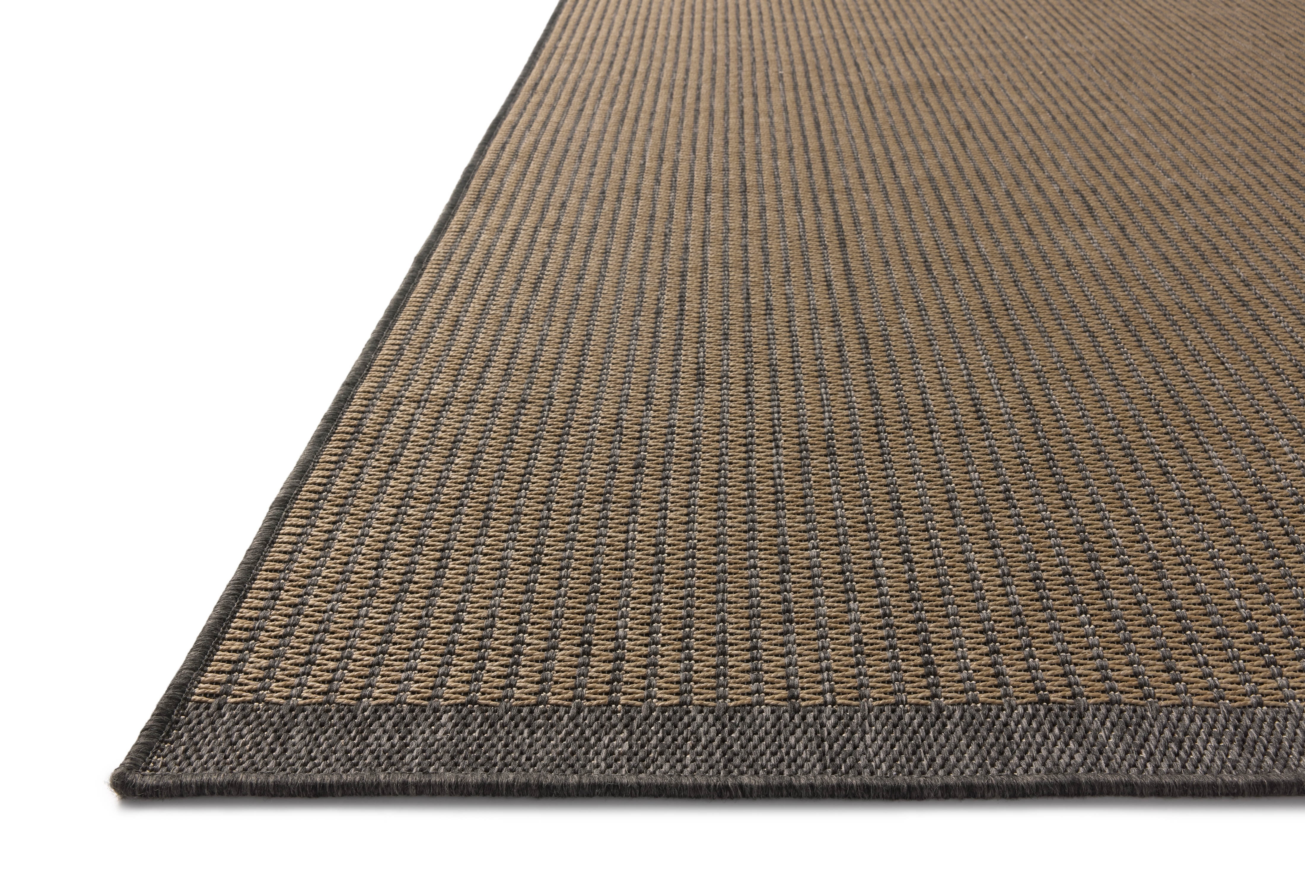 Chris Loves Julia x Loloi Providence Wheat / Charcoal 7'-6" x 7'-6" Round Area Rug