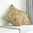 thumbnail image 3 of Beige Brown Green Pillow Covers 24x24 Inch Decorative Throw Pillow Cover, Retro Botanical Abstract Art Sofa Pillowcases Accent Cushion Case Home Decor Bedroom Living Room, 3 of 6