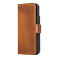 thumbnail image 4 of iPhone 13 Pro Max Flip Cover Full Grain Leather Wallet Case with Kickstand Feature, 4 of 31