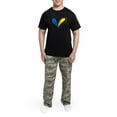 thumbnail image 5 of CafePress - Love Ukraine Heart Pajamas - Men's Dark Loose Fit Cotton Pajama Set, 5 of 7