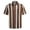 Z1Coffee, variant on QBGSAY Mens Shirts Short Sleeve Button Down Striped Shirts Casual Stylish Summer Beach Shirts Classic And Comfortable Top