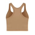thumbnail image 3 of SDJMa Fashion Women Sleeveless Casual Vest Ladies Chest pad movement Short Tank Tops, 3 of 5