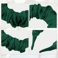 thumbnail image 4 of Unique Bargains 1 Pcs Solid Color Pleated Headband  for Women Hairband Hair Hoop Hair Accessories Dark Green, 4 of 7