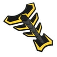 thumbnail image 3 of 3D Rubber Tank Pad Protector Yellow For Universal Motorcycle, 3 of 8