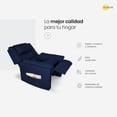 thumbnail image 4 of Sillón Reclinable Onstore Reposet Paris Lino Marino, 4 of 10