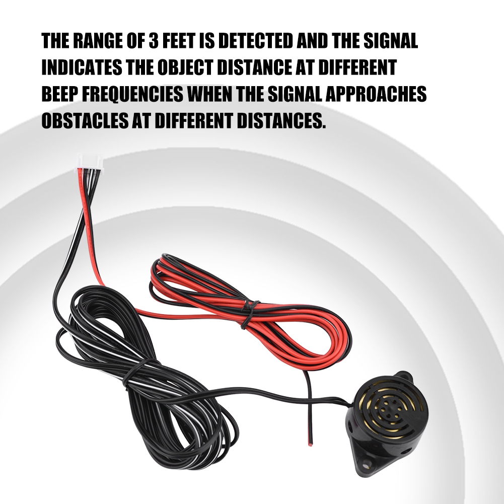 Mgaxyff Induction Radar Reversing Alarm Parking Sensor for Car Truck RV, Parking