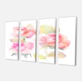 thumbnail image 2 of Beautiful Pink Rose Flowers - Large Animal Canvas Art Print, 2 of 3